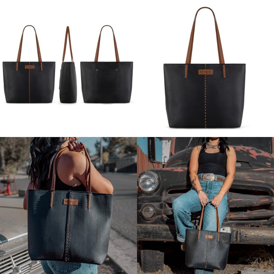 Women'S Wrangler Bags - Wrangler Tote Bag for Women Shoulder