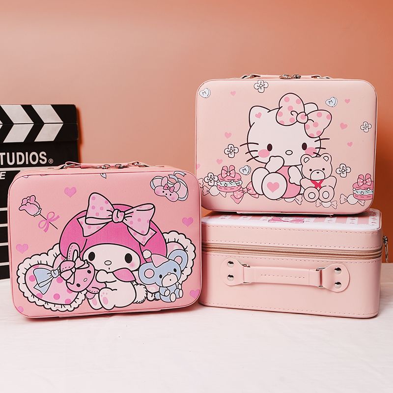 Women'S Japanese Bags - Sanrio Hello Kitty Cosmetic Bag Large