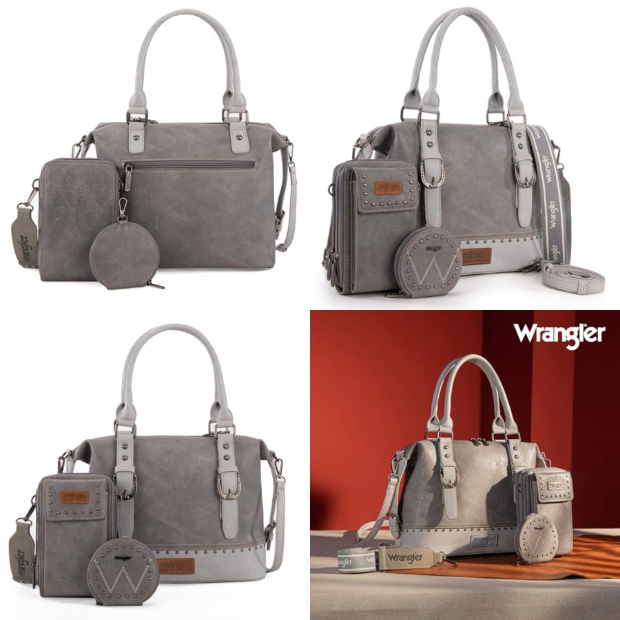 Women'S Wrangler Bags - Wrangler 3Pcs Doctor Bag Sets for
