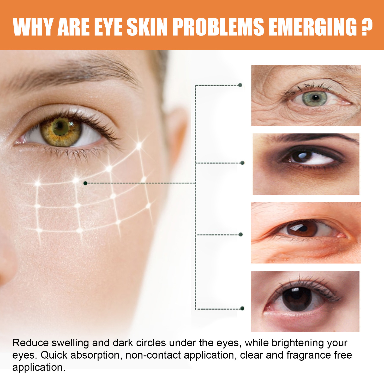 Women Bags Under Eyes - Eye Stick Vitamin C Fading Eye