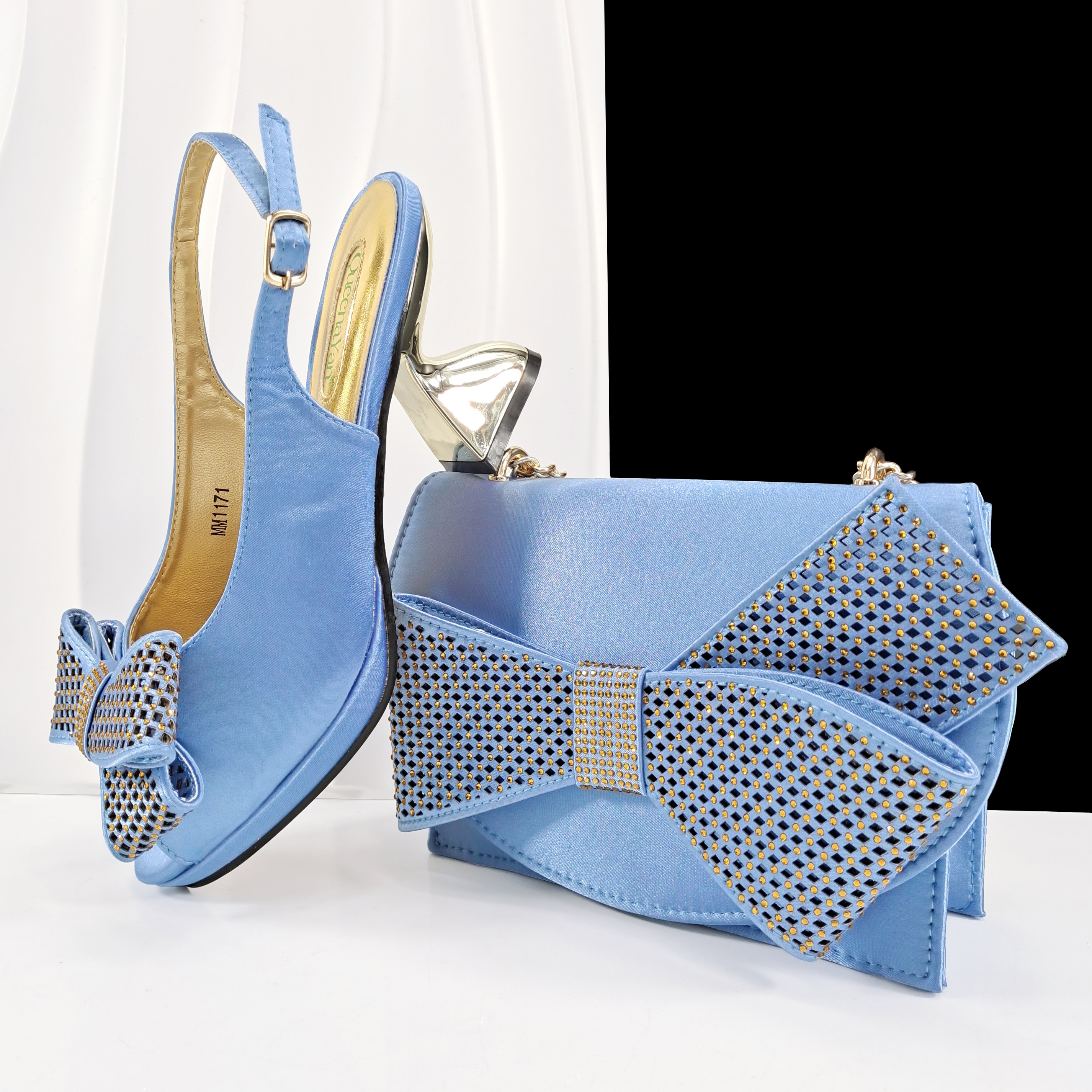 Women Bags Gift - Queena Yan Sky Blue Color Peep