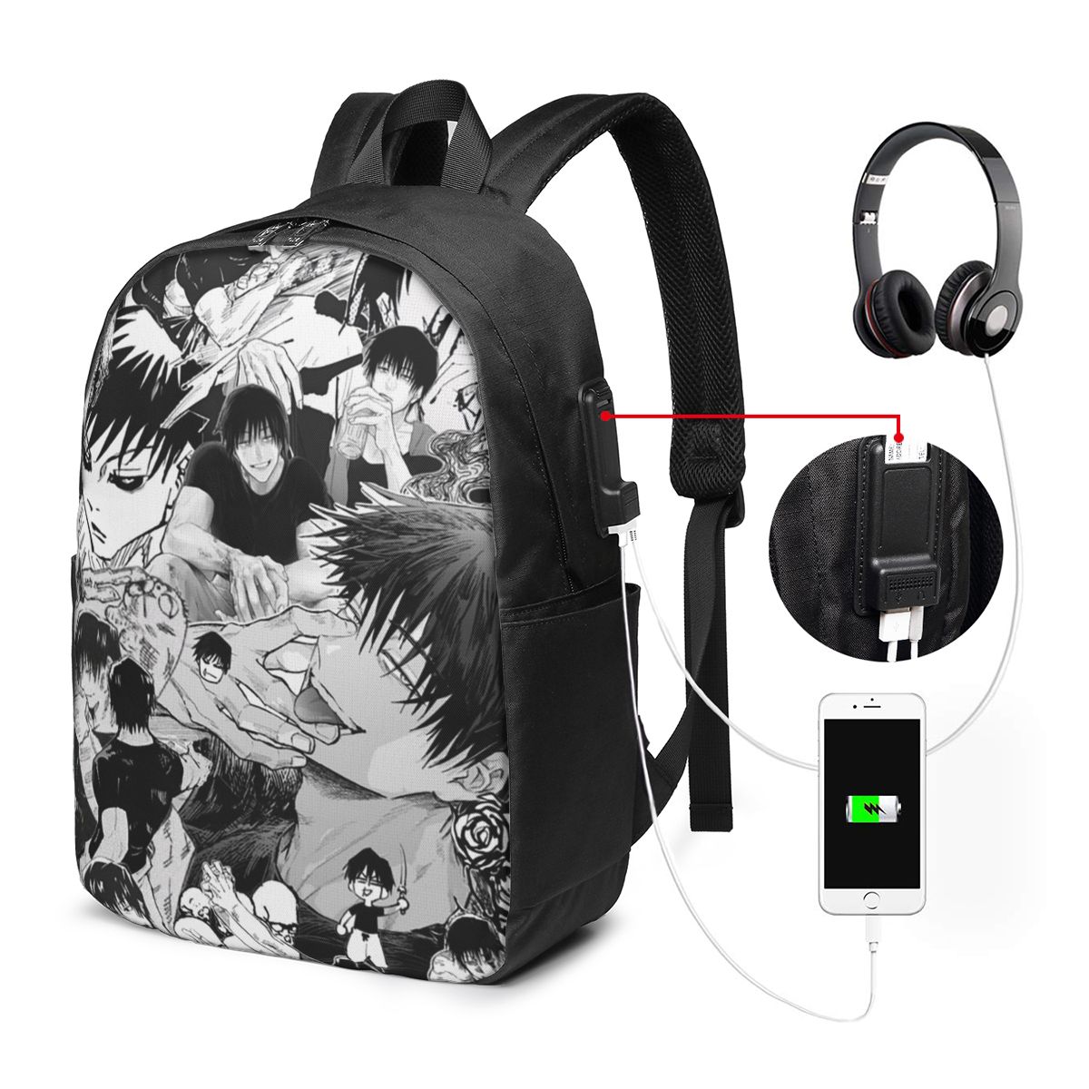 Women'S Bags Travel - Tokyo Revengers Toji Fushiguro Backpack Travel