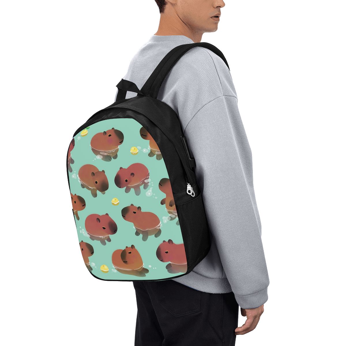 Capybara Animal Pattern Backpa - Women Bags College recensione e prezzo