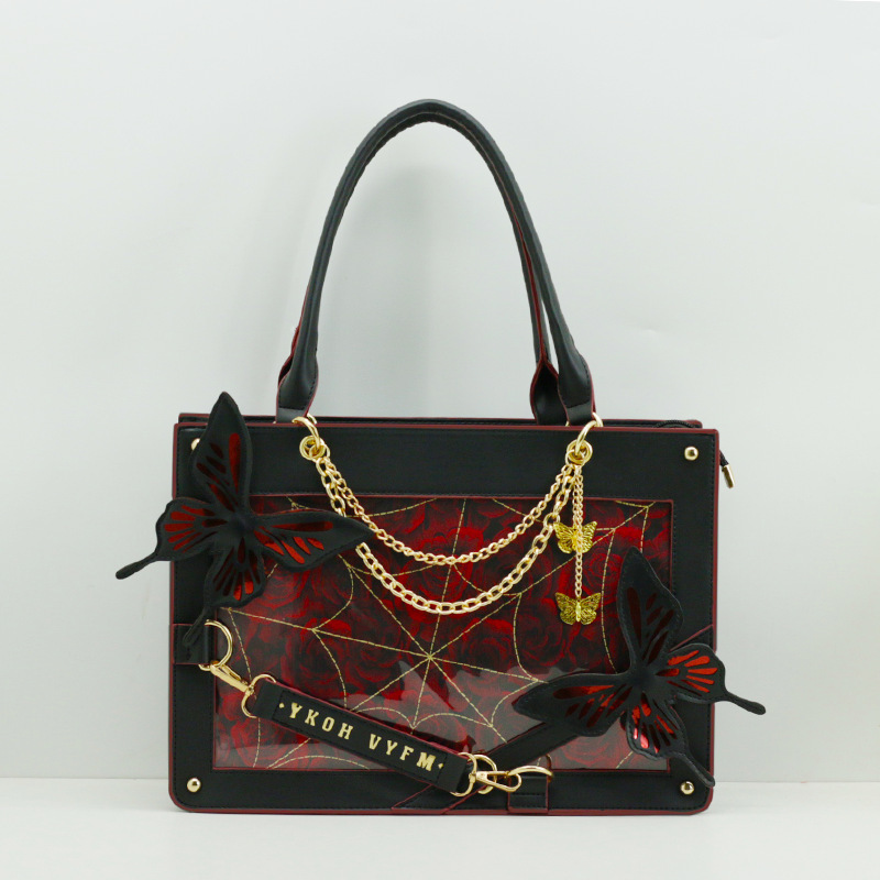 Y2K Dark Gothic Style Butterfl - Women'S Japanese Bags recensione e prezzo