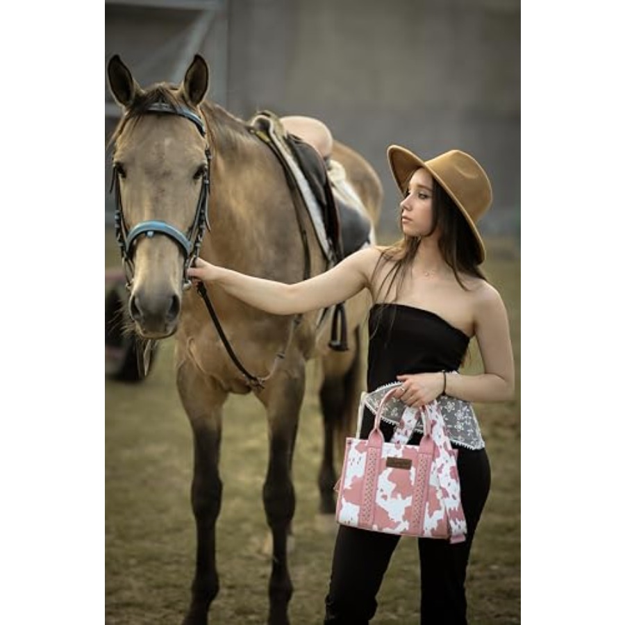 Wrangler Cow Print Tote Bag fo - Women'S Wrangler Bags recensione e prezzo