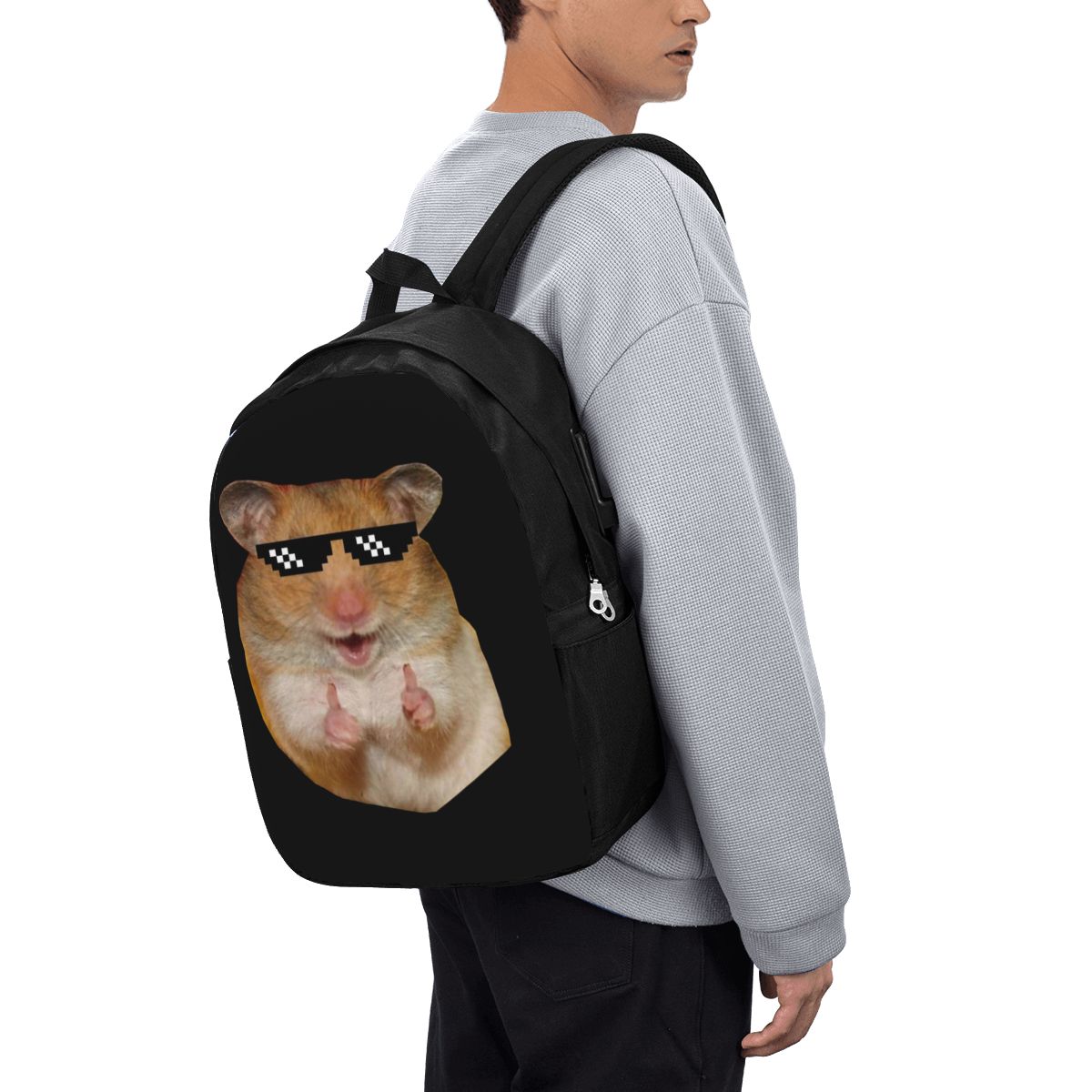 Funny Hamster Backpack Travel  - Woman In Bag recensione e prezzo
