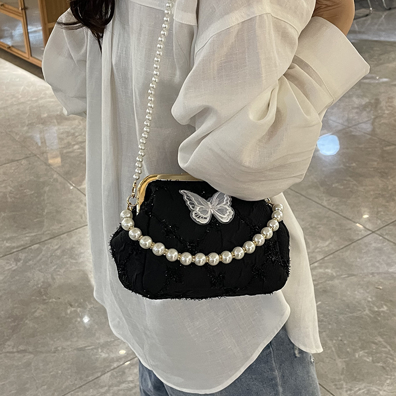 Bow Hasp Beads Solid Colors Cr - Women Bags Designer Sale recensione e prezzo