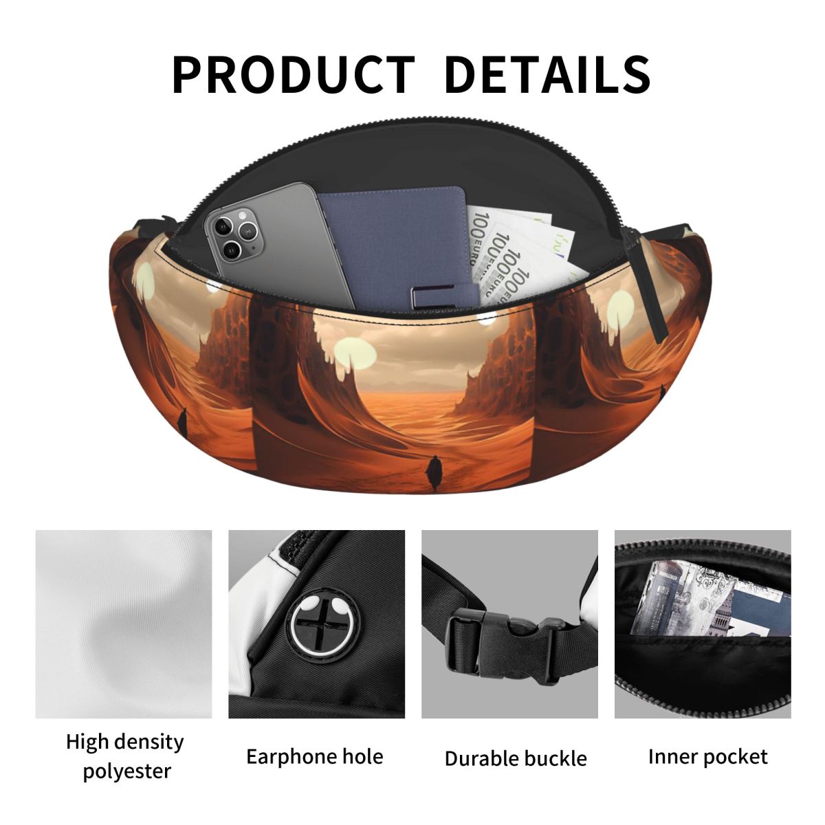Dune 2020 Fan Art Fanny Pack M - Women Bags Dune recensione e prezzo