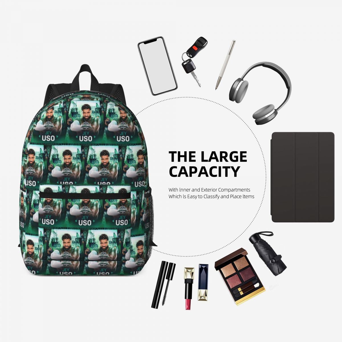Winner WWE Jey Uso Backpack Da - Women Bags Winners recensione e prezzo