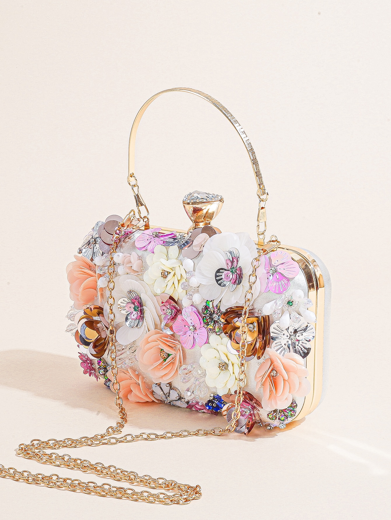 I PC Black Elegant Floral Bead - Evening Bag Beaded recensione e prezzo