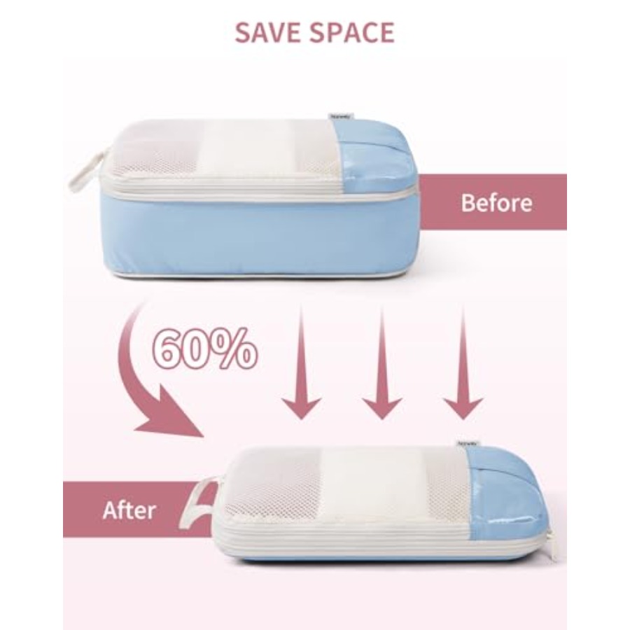 6 Set Compression Packing Cube - Women'S Bags Travel recensione e prezzo