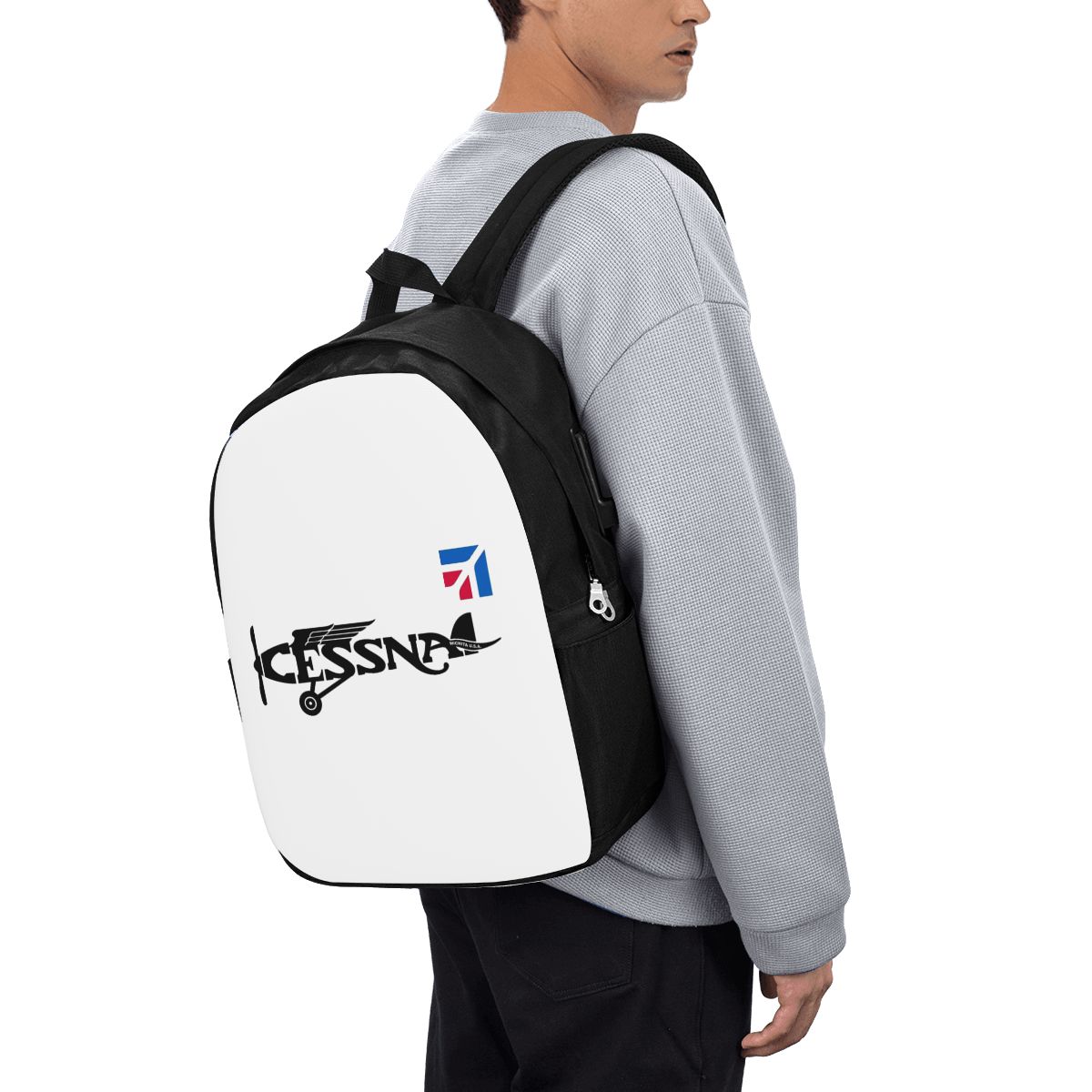 Cessna Logo Backpack Travel No - Woman In Bag recensione e prezzo