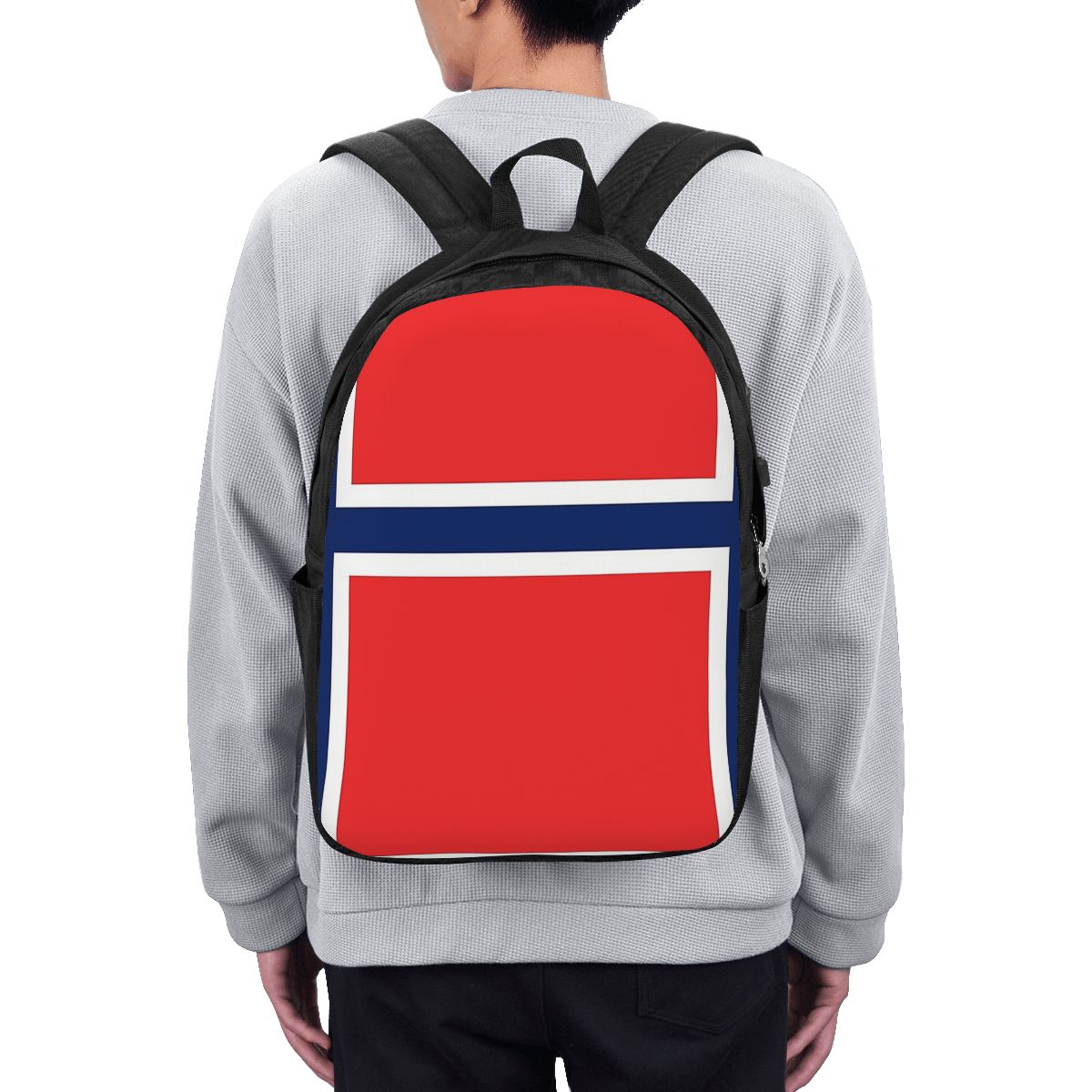 Norway Flag Backpack Travel No - Women Bags College recensione e prezzo