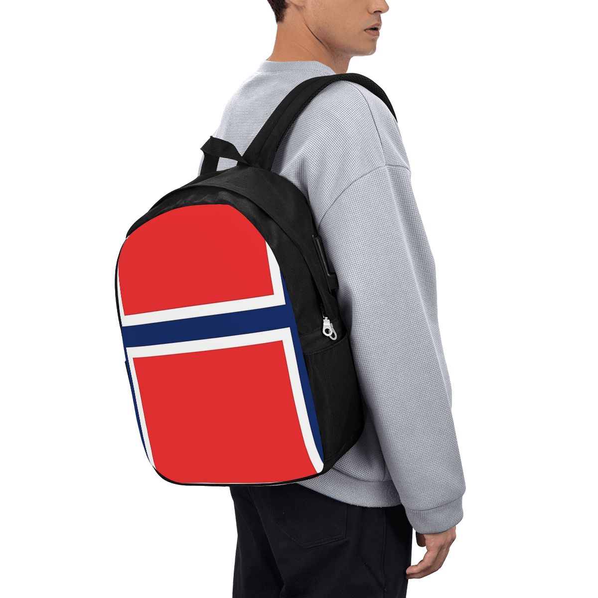 Norway Flag Backpack Travel No - Women Bags College recensione e prezzo