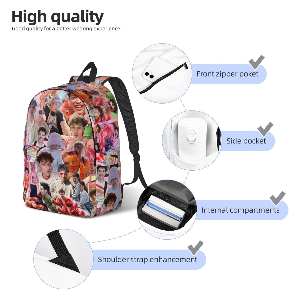 Nemo Eurovisions Switzerland W - Women Bags Winners recensione e prezzo
