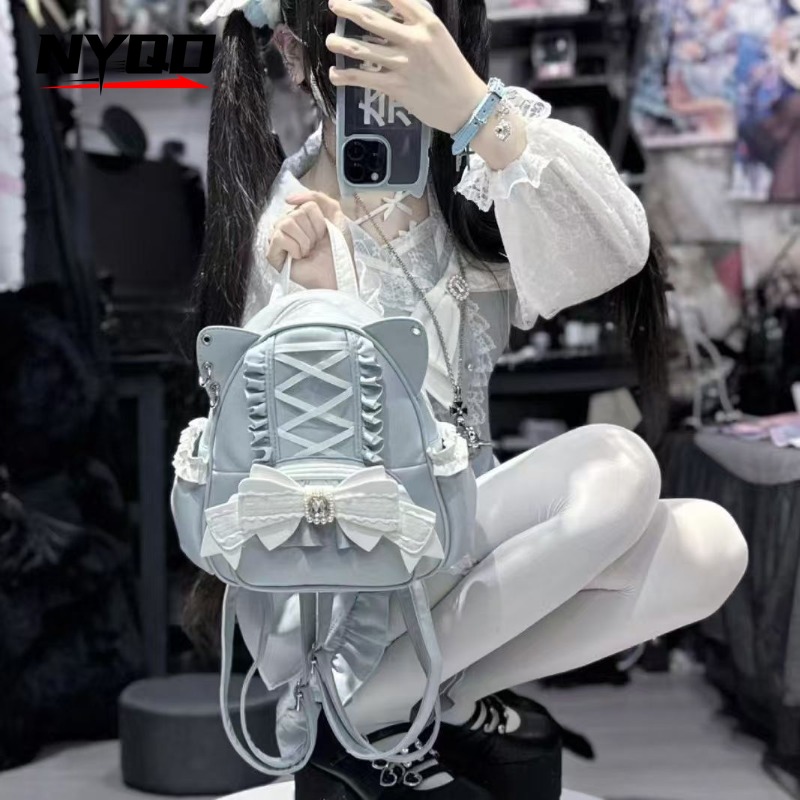 Sweet Japanese Lace Bow Cat Ea - Women'S Japanese Bags recensione e prezzo