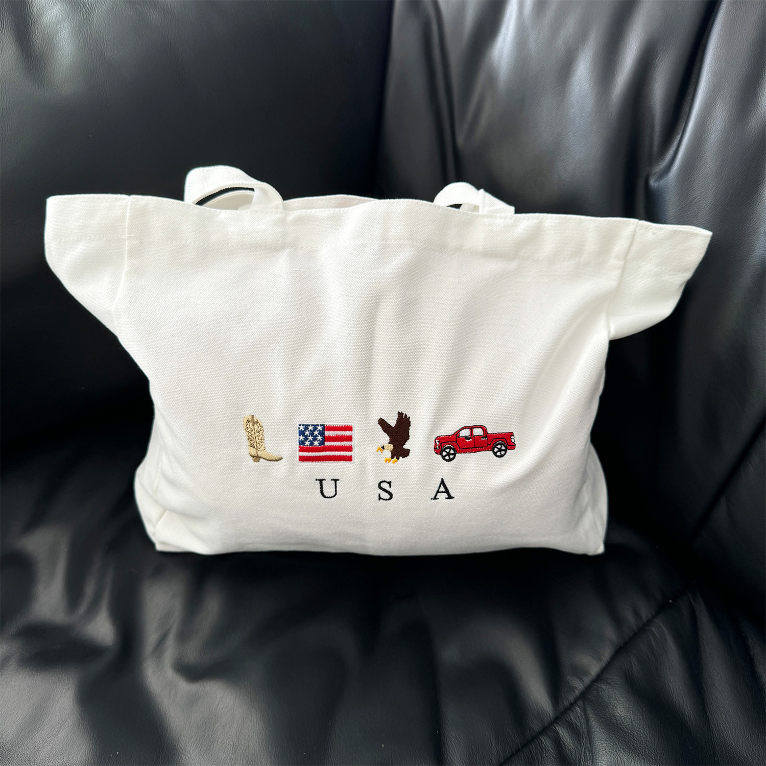 USA Icons Embroidered White Ca - Women Bags Ck recensione e prezzo
