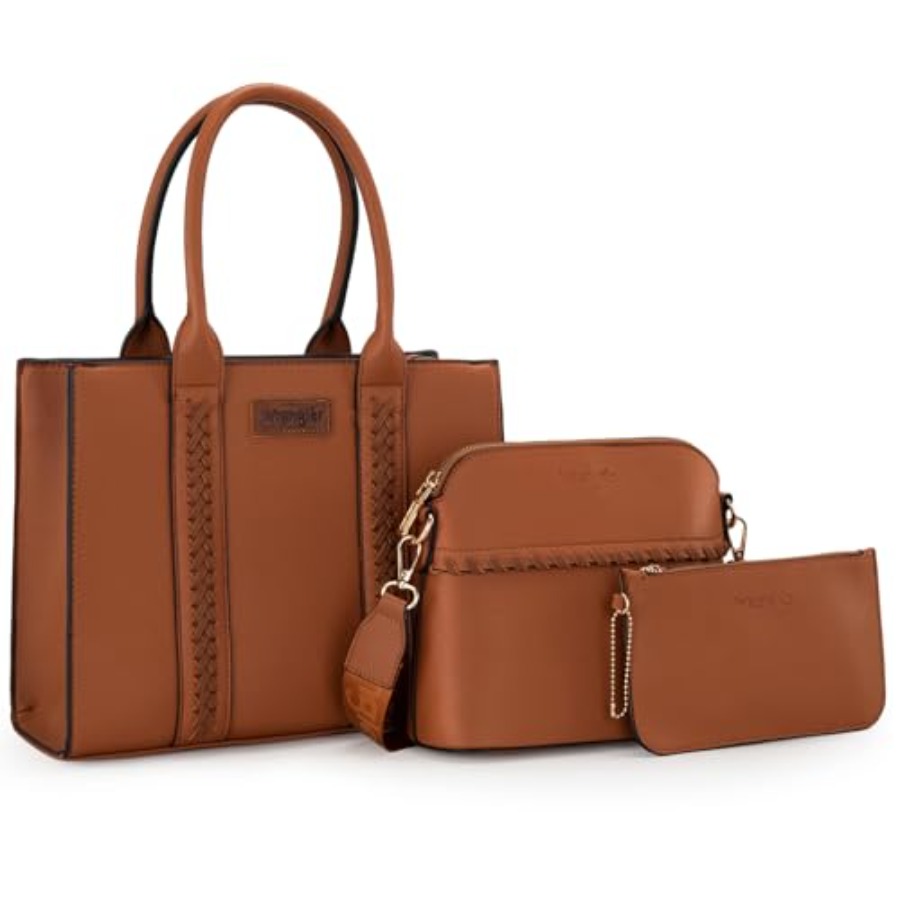 Wrangler 3Pcs Purses for Women - Women'S Wrangler Bags recensione e prezzo