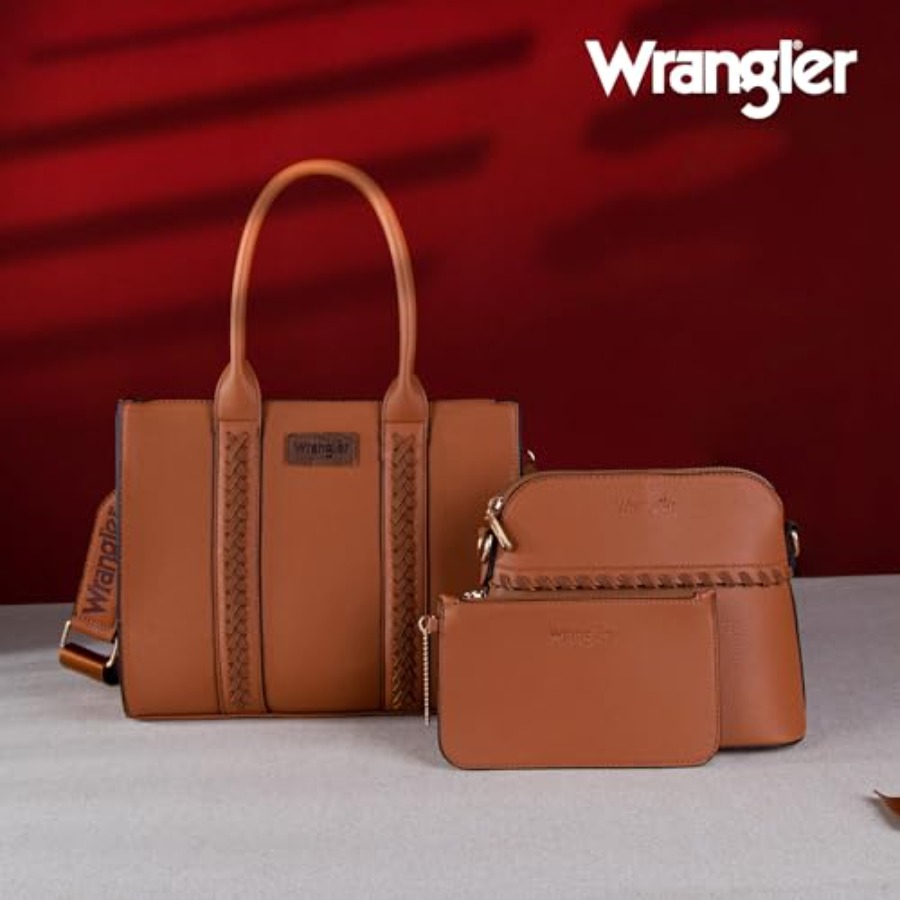Wrangler 3Pcs Purses for Women - Women'S Wrangler Bags recensione e prezzo