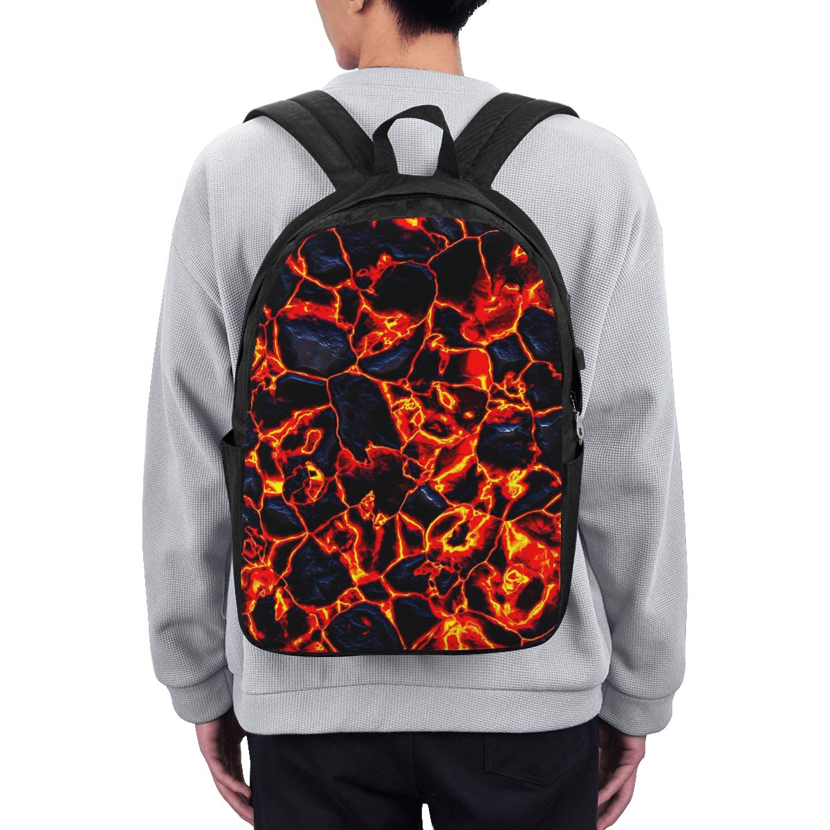Magma Volcano Lava Fire Backpa - Women Bags College recensione e prezzo
