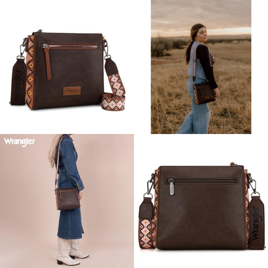 Wrangler Aztec Crossbody Purse - Women'S Wrangler Bags recensione e prezzo