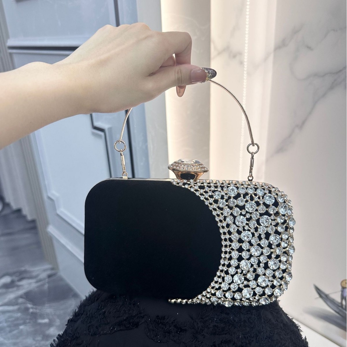 Retro Diamond Embedded Evening - Women'S Elle Bags recensione e prezzo