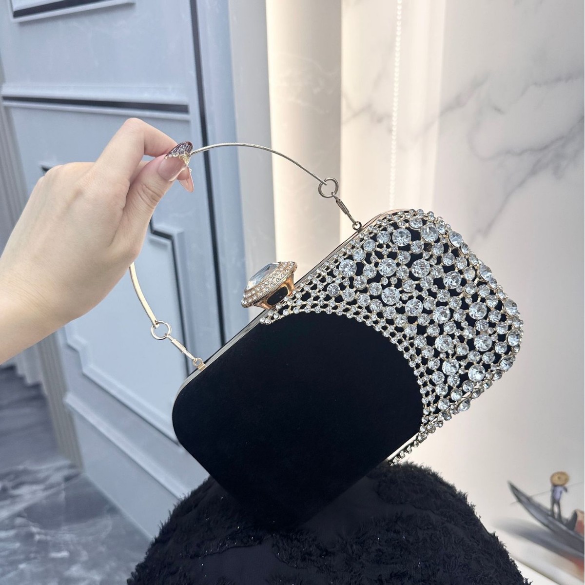Retro Diamond Embedded Evening - Women'S Elle Bags recensione e prezzo