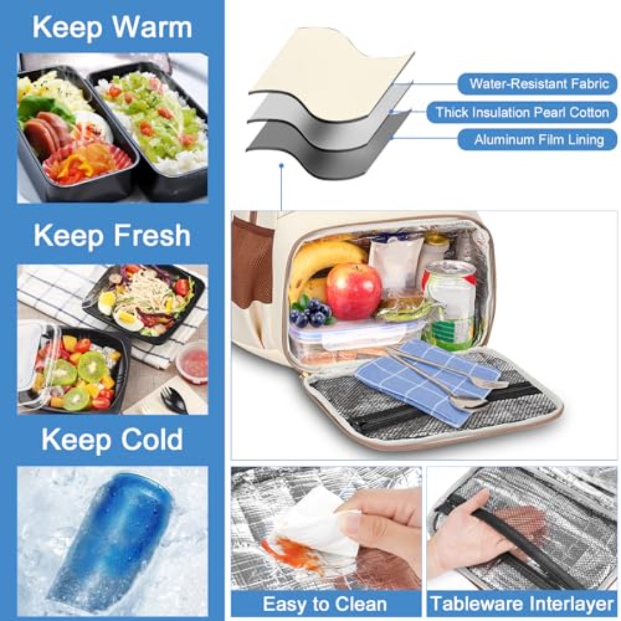 Backpack Lunch Bag for Women,  - Women Bags College recensione e prezzo