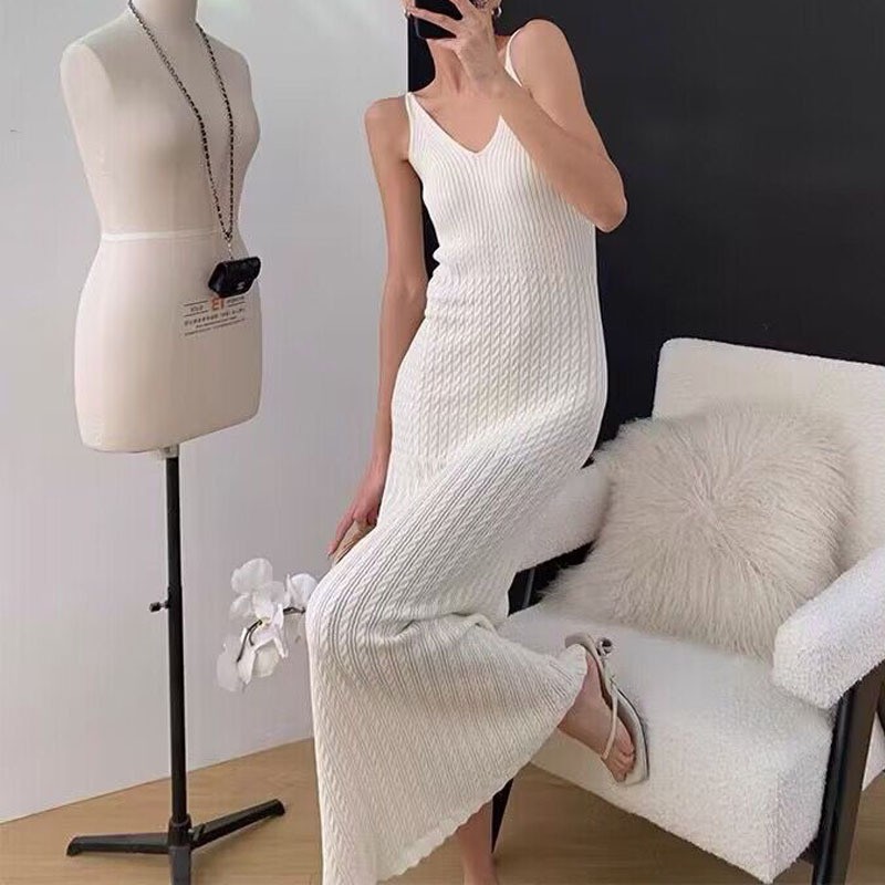 Strap Knitted Dress Summer New - Women'S Bags New Look recensione e prezzo