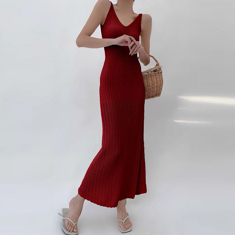 Strap Knitted Dress Summer New - Women'S Bags New Look recensione e prezzo