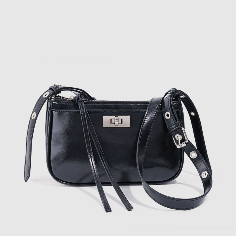 Black Motorcycle Bag Brand Stu - Women Bags Premium Brands recensione e prezzo