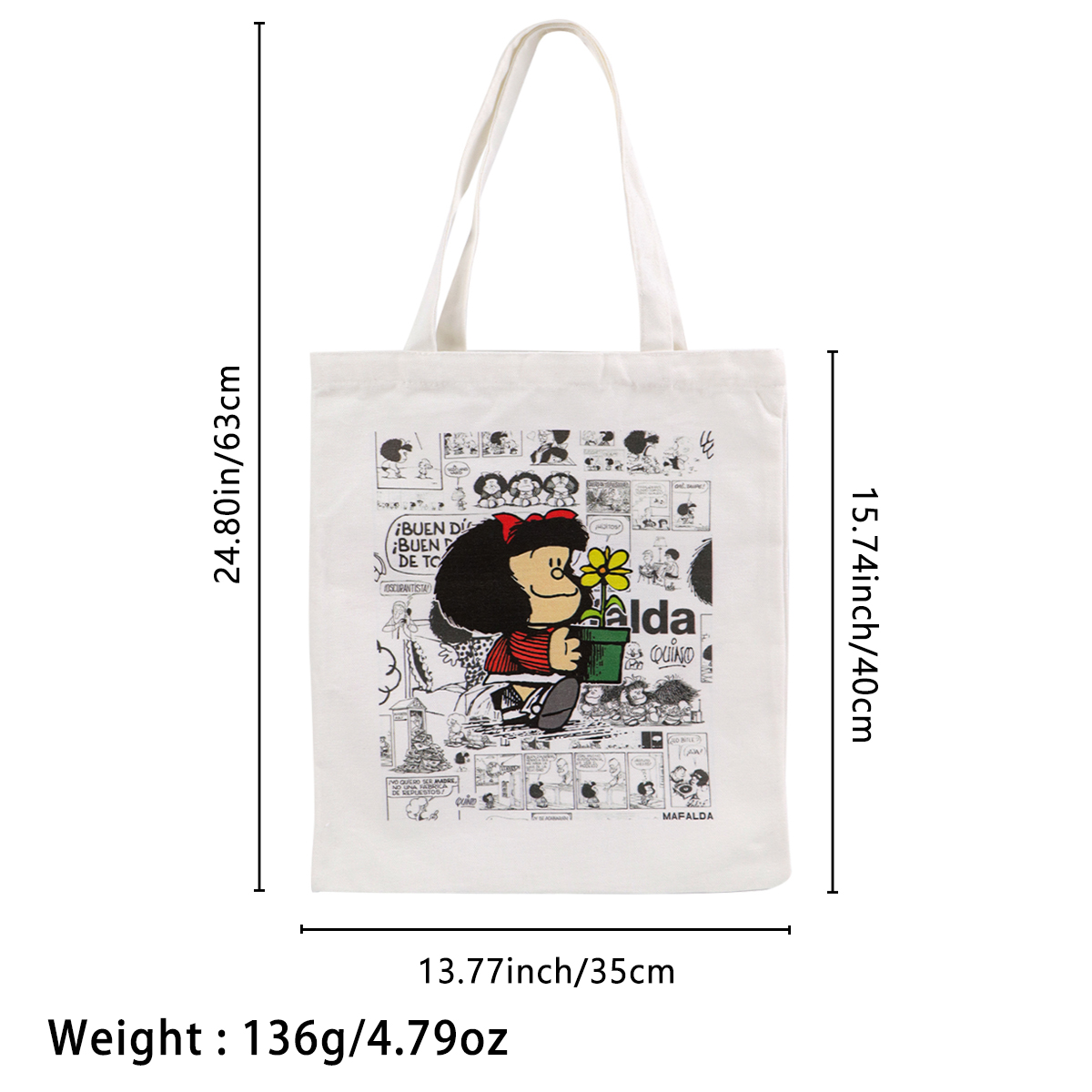 Fashion Canvas Tote Bag Women  - Women Bags Gift recensione e prezzo
