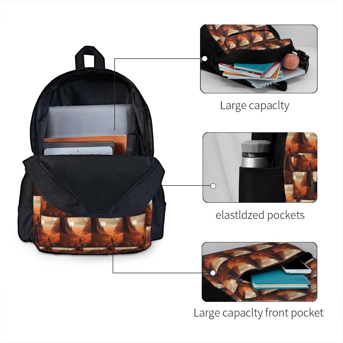 Dune 2020 Fan Art Backpack Boy - Women Bags Dune recensione e prezzo
