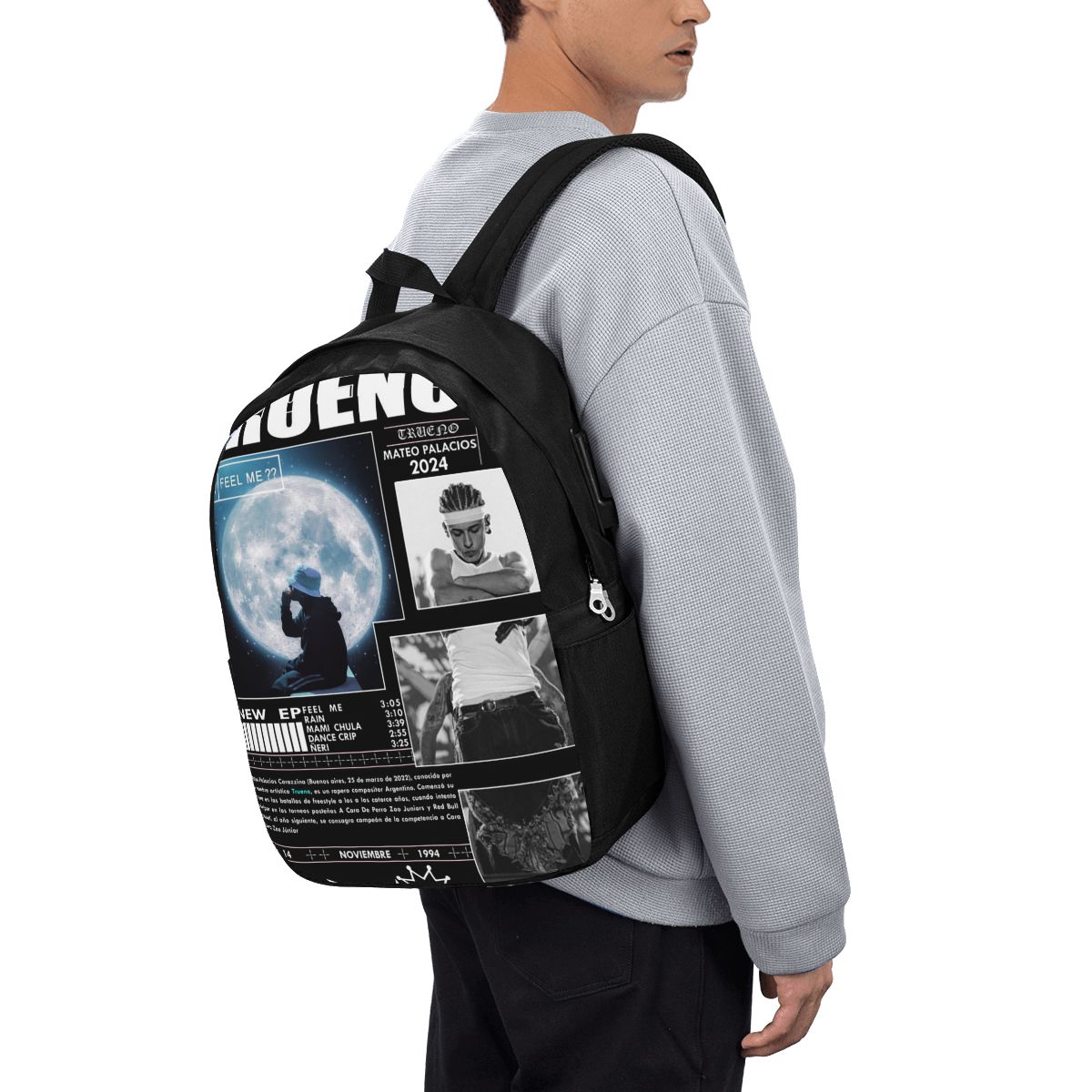Funny Trueno Hip Hop Rapper Ba - Woman In Bag recensione e prezzo