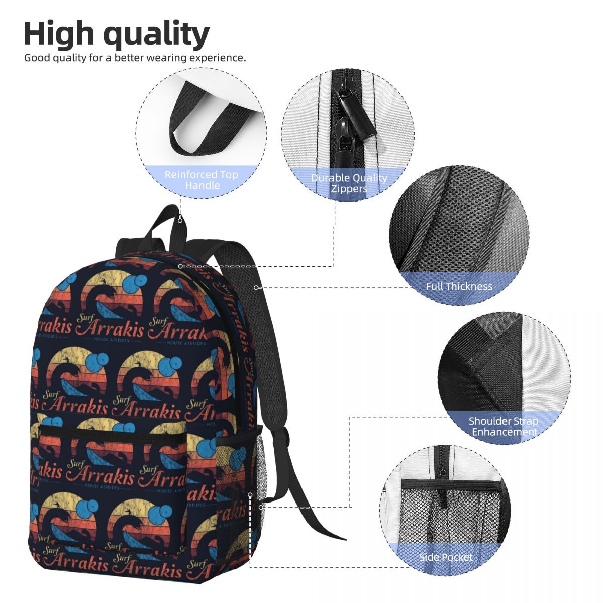 Visit Arrakis Distressed Surf  - Women Bags Dune recensione e prezzo