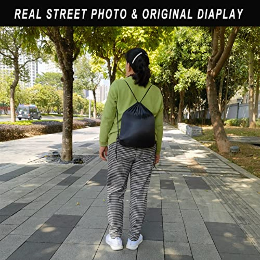 100 Pack Drawstring Backpack B - Women Bags Gift recensione e prezzo