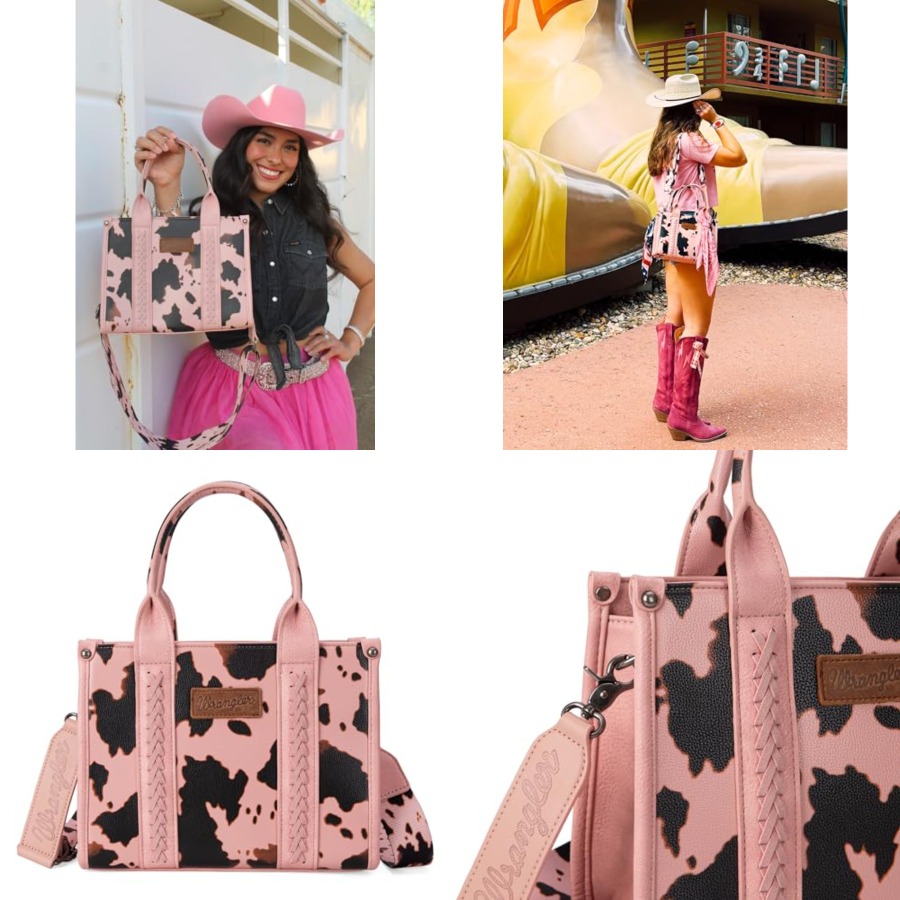 Wrangler Cow Print Tote Bag fo - Women'S Wrangler Bags recensione e prezzo