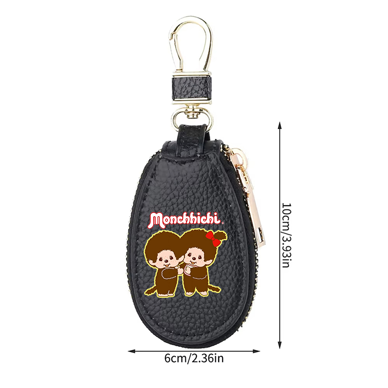 1pcs MONCHHICHI Leather Zipper - Women Bags Gift recensione e prezzo