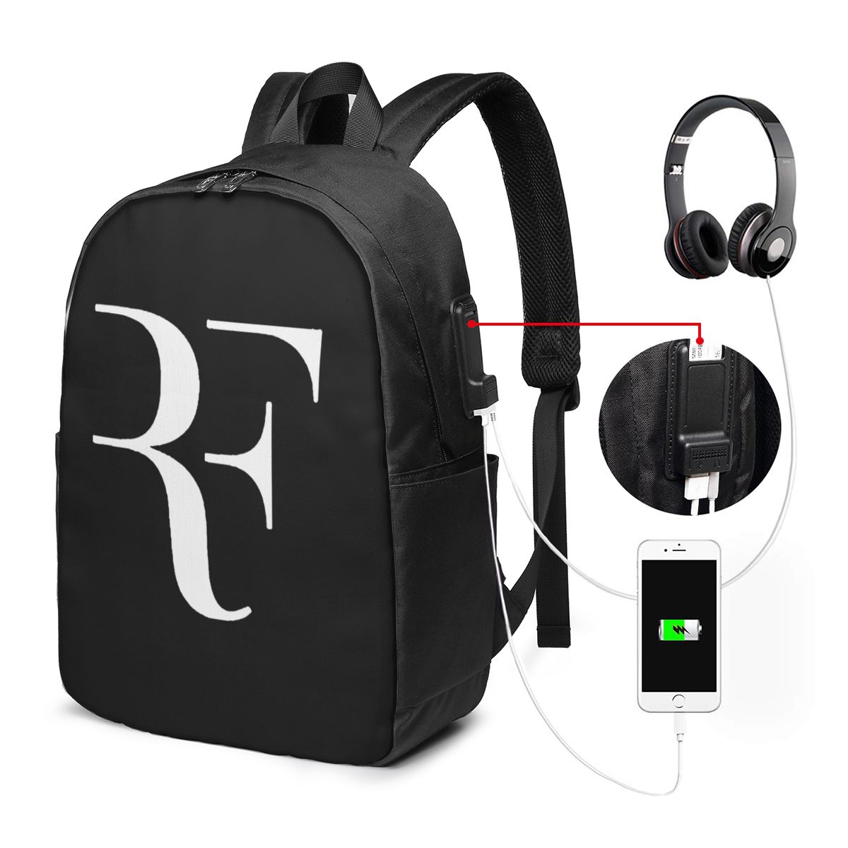 Roger Federer Backpack Travel  - Women Bags College recensione e prezzo