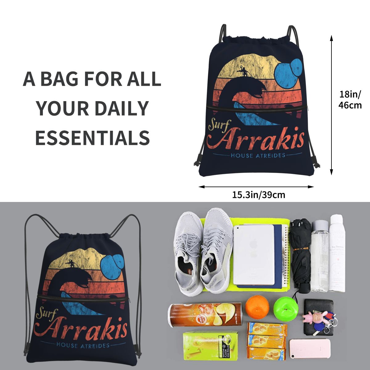Visit Arrakis Distressed Surf  - Women Bags Dune recensione e prezzo