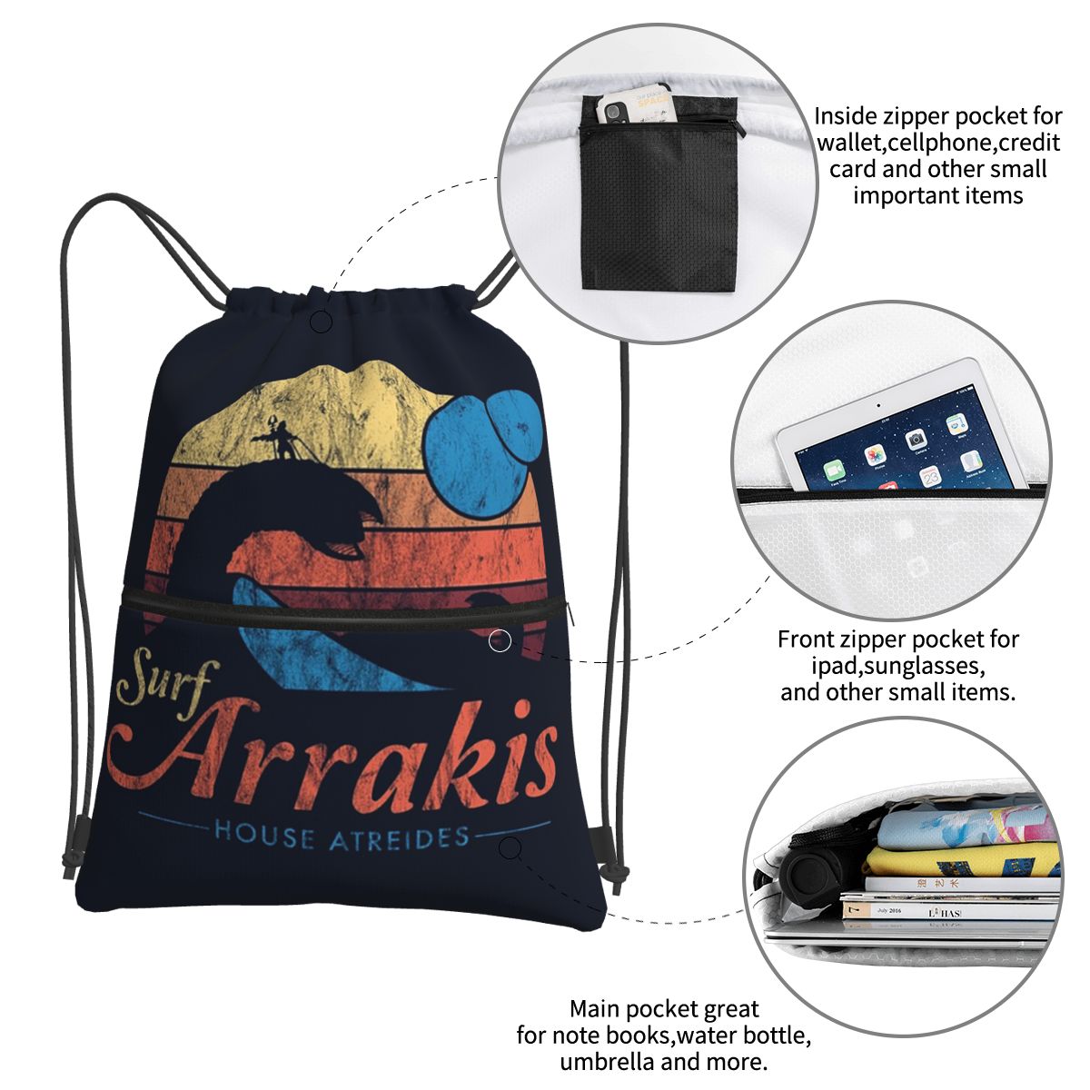 Visit Arrakis Distressed Surf  - Women Bags Dune recensione e prezzo