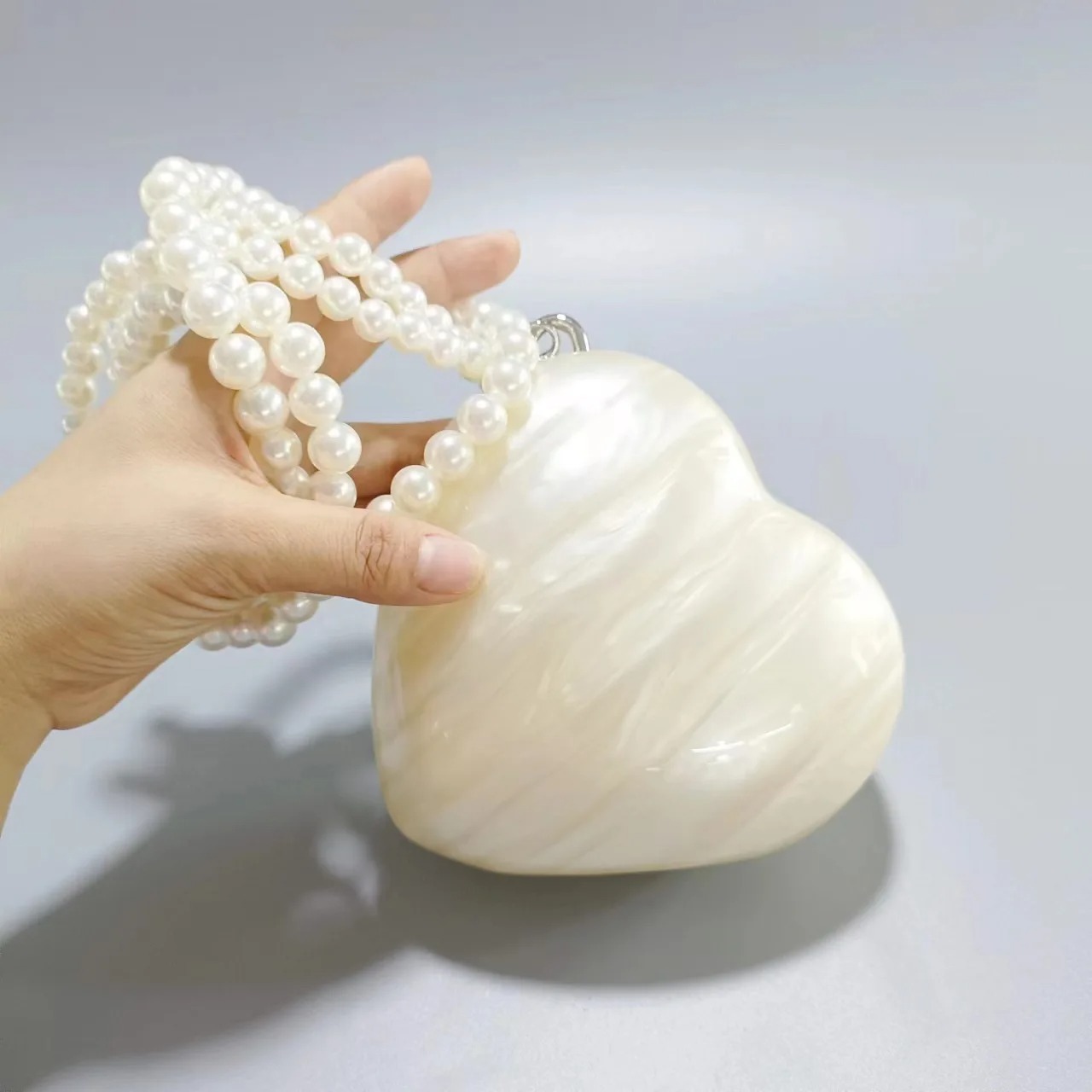Fashion Acrylic Hearts Evening - Evening Bag Beaded recensione e prezzo