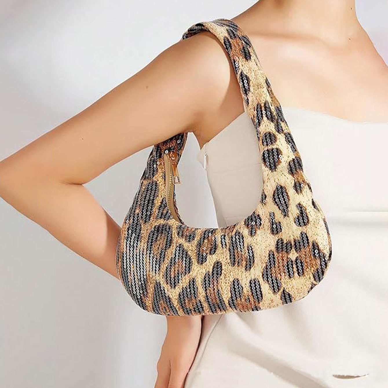 Sequin Leopard Print Evening C - Evening Bag Beaded recensione e prezzo