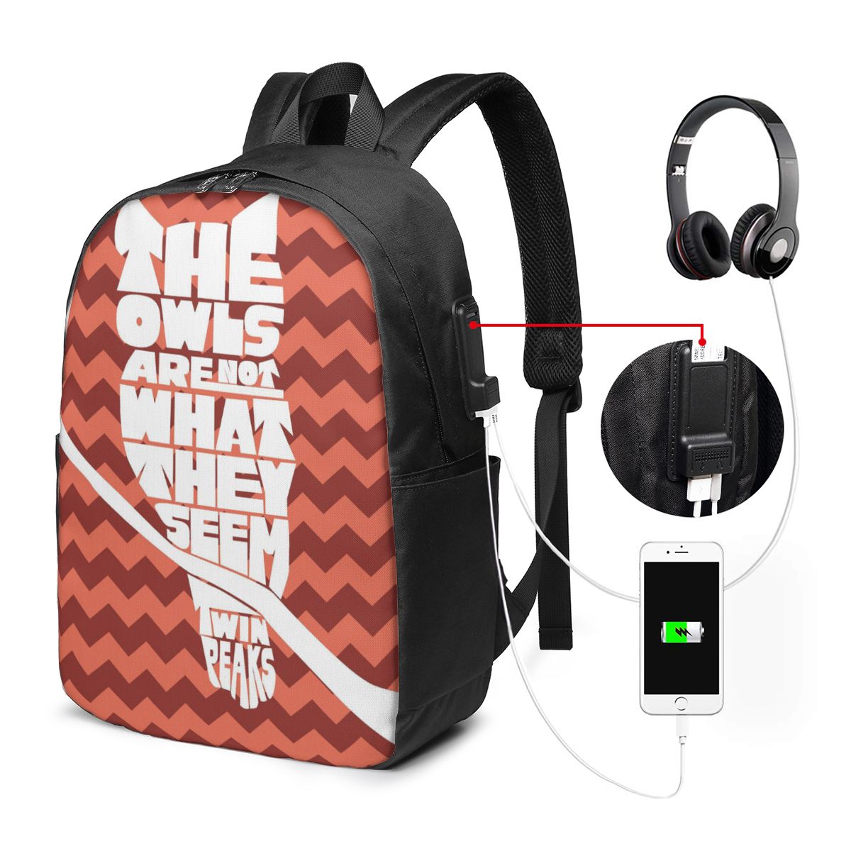 Twin Peaks Red Room Backpack T - Women Bags College recensione e prezzo