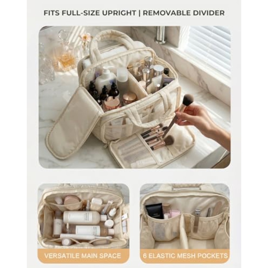 Large Quilted Toiletry Bag for - Woman In Bag recensione e prezzo