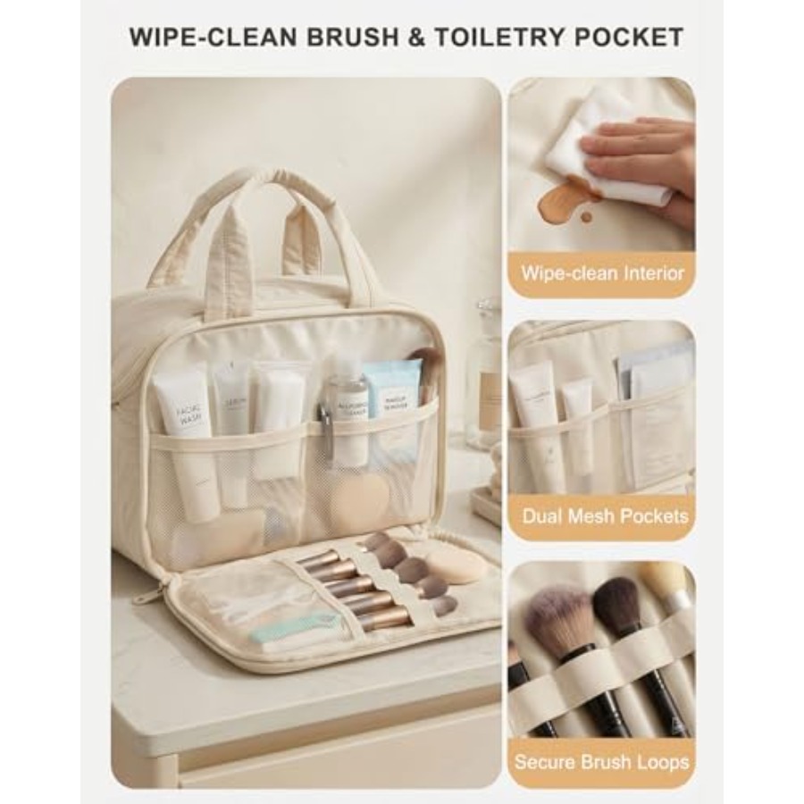 Large Quilted Toiletry Bag for - Woman In Bag recensione e prezzo