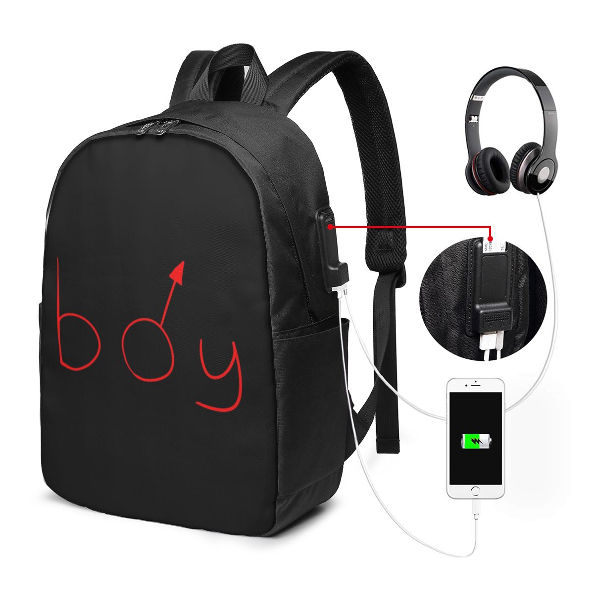 Boymoder Hat And Shirt Backpac - Women Bags College recensione e prezzo