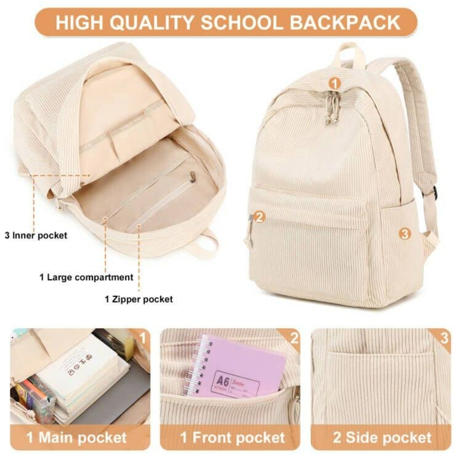 School Backpack for Teens Larg - Women Bags College recensione e prezzo