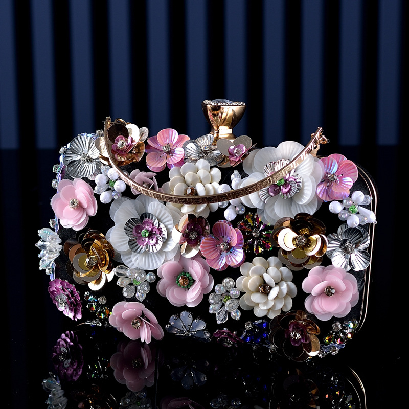 Fashion Women Bags Flower Diam - Evening Bag Beaded recensione e prezzo