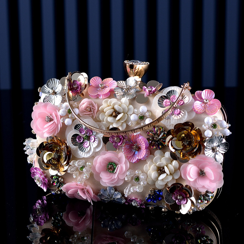 Fashion Women Bags Flower Diam - Evening Bag Beaded recensione e prezzo